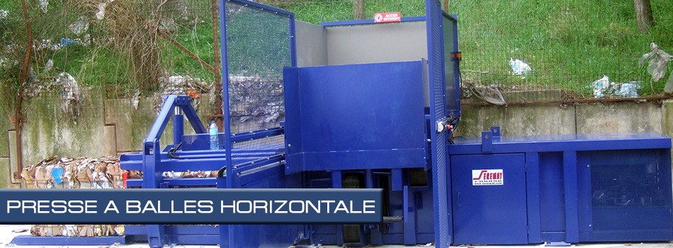 PRESSE A BALLES HORIZONTALE